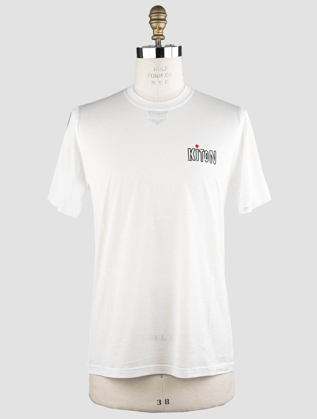 Kiton White Cotton T-Shirt - view 3