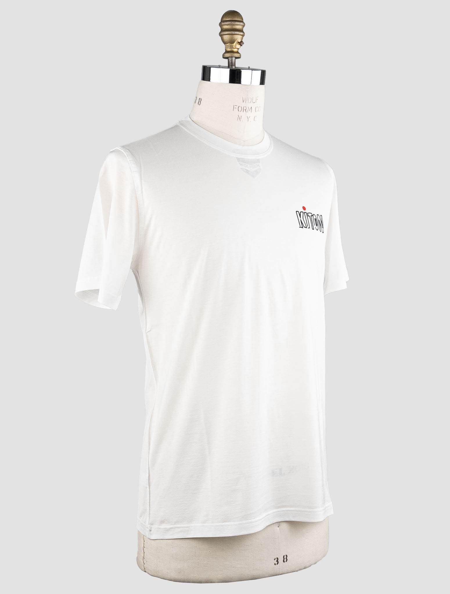 Kiton White Cotton T-Shirt - view 2