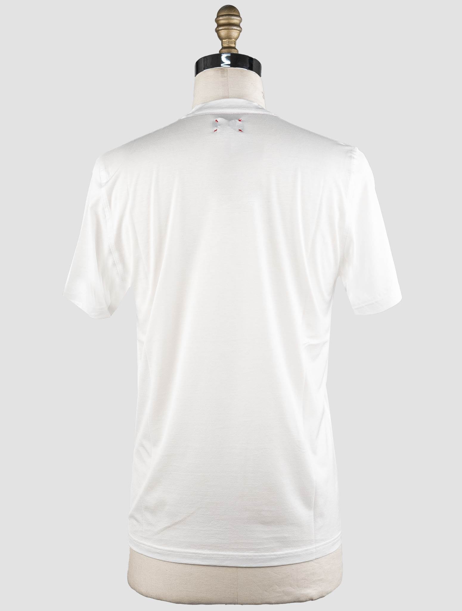 Kiton White Cotton T-Shirt - view 5