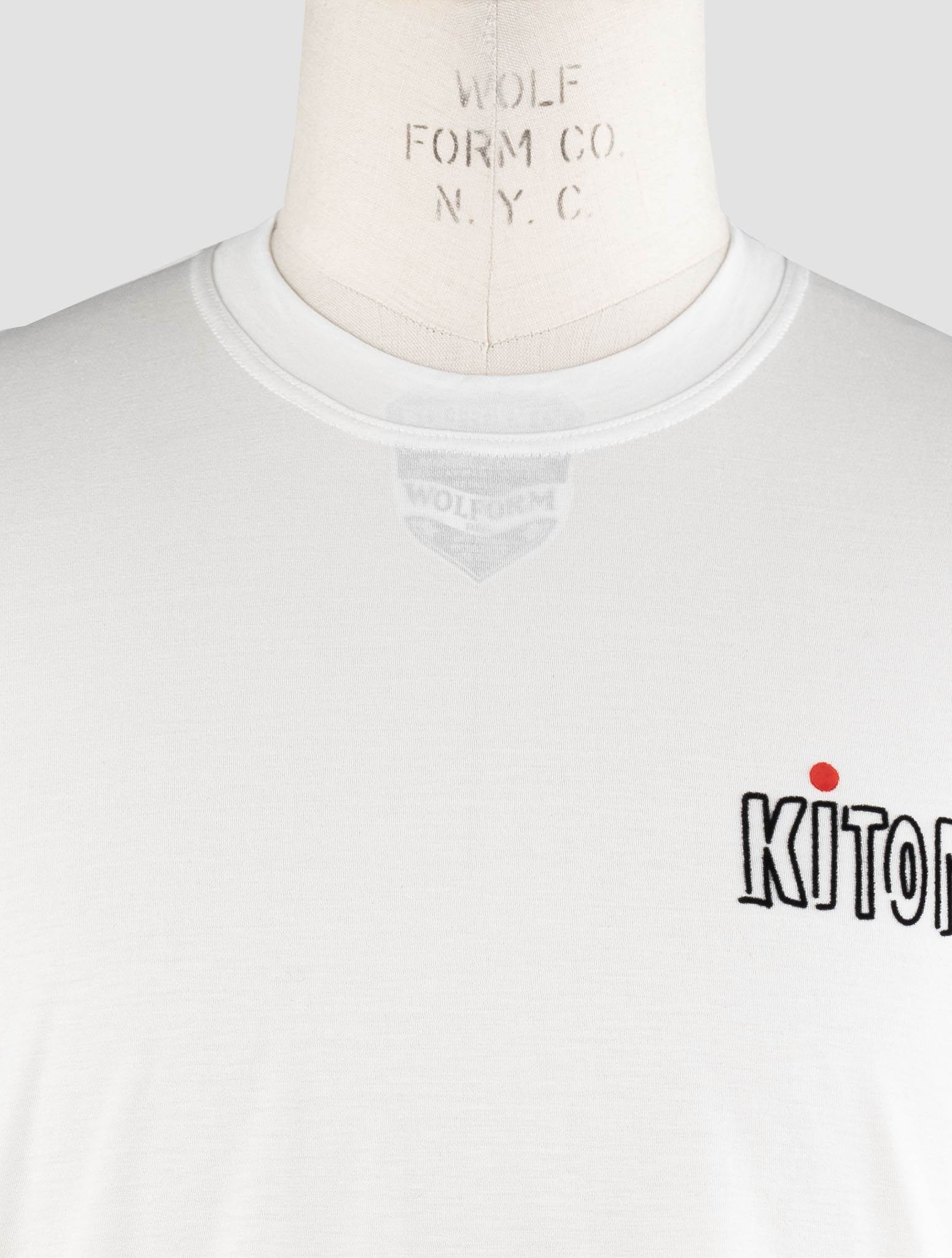Kiton White Cotton T-Shirt - view 4