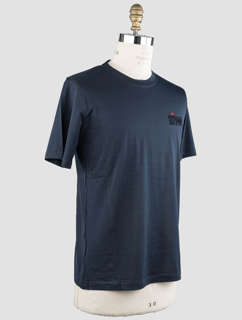 Kiton Blue Navy Cotton T-Shirt Blue - view 2
