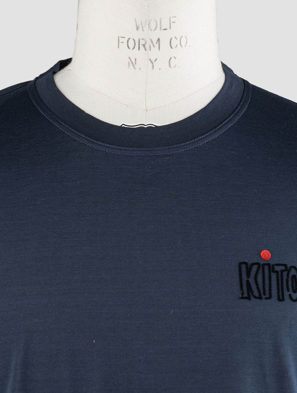 Kiton Blue Navy Cotton T-Shirt Blue - view 3