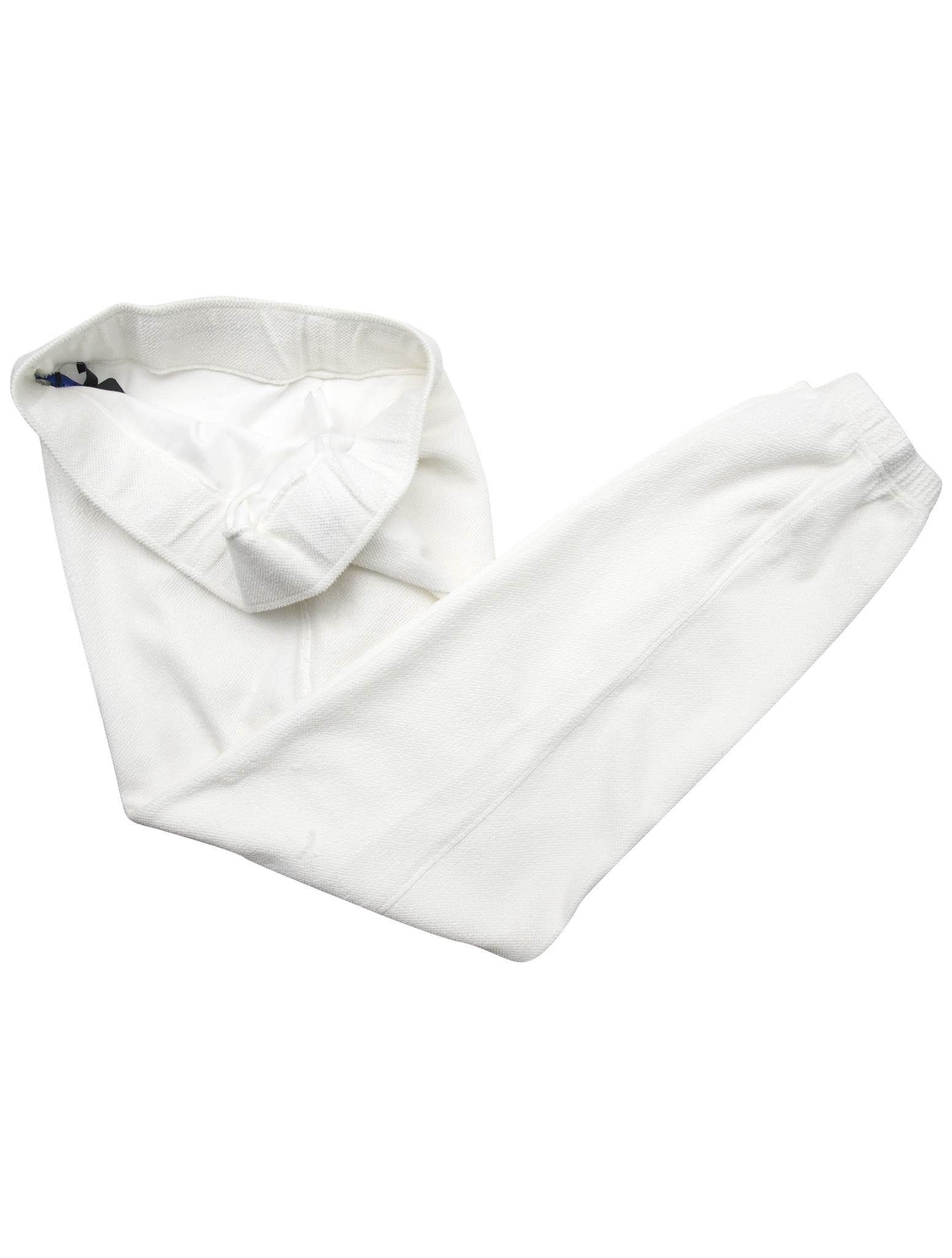 Kiton White Cotton Pa Pants - view 2