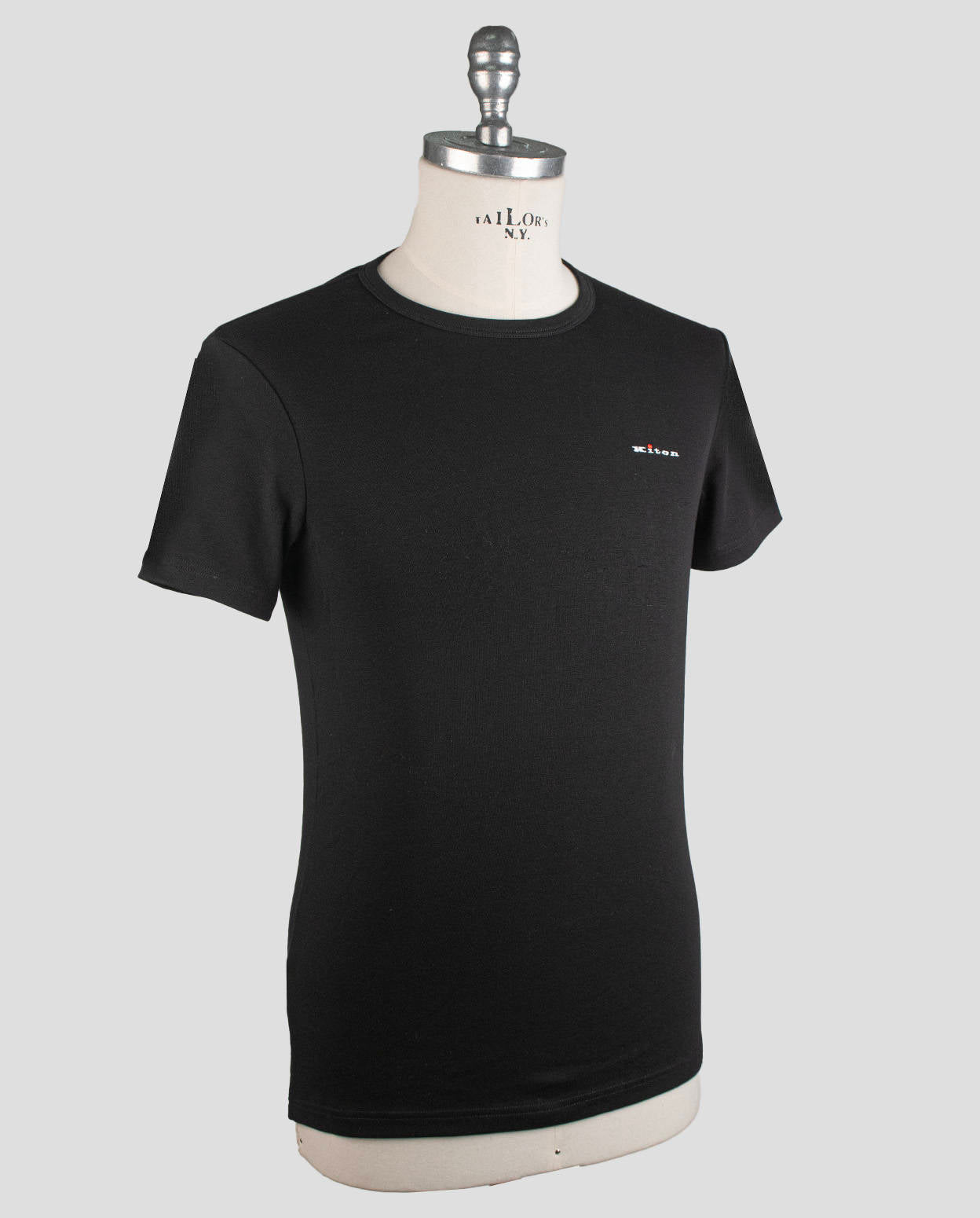 Kiton Black Cotton Ea T-Shirt Underwear Black - view 2