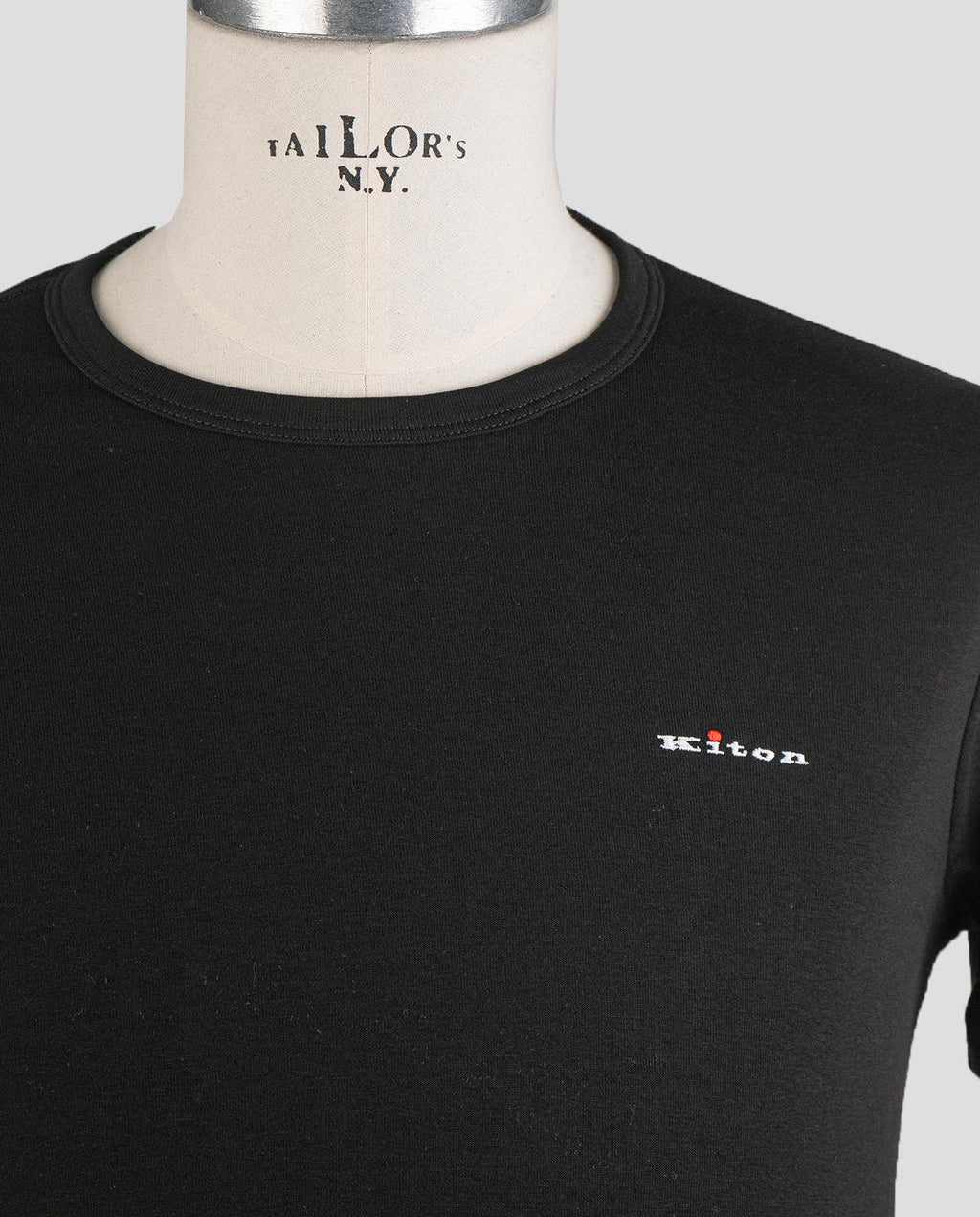 Kiton Black Cotton Ea T-Shirt Underwear Black - view 4