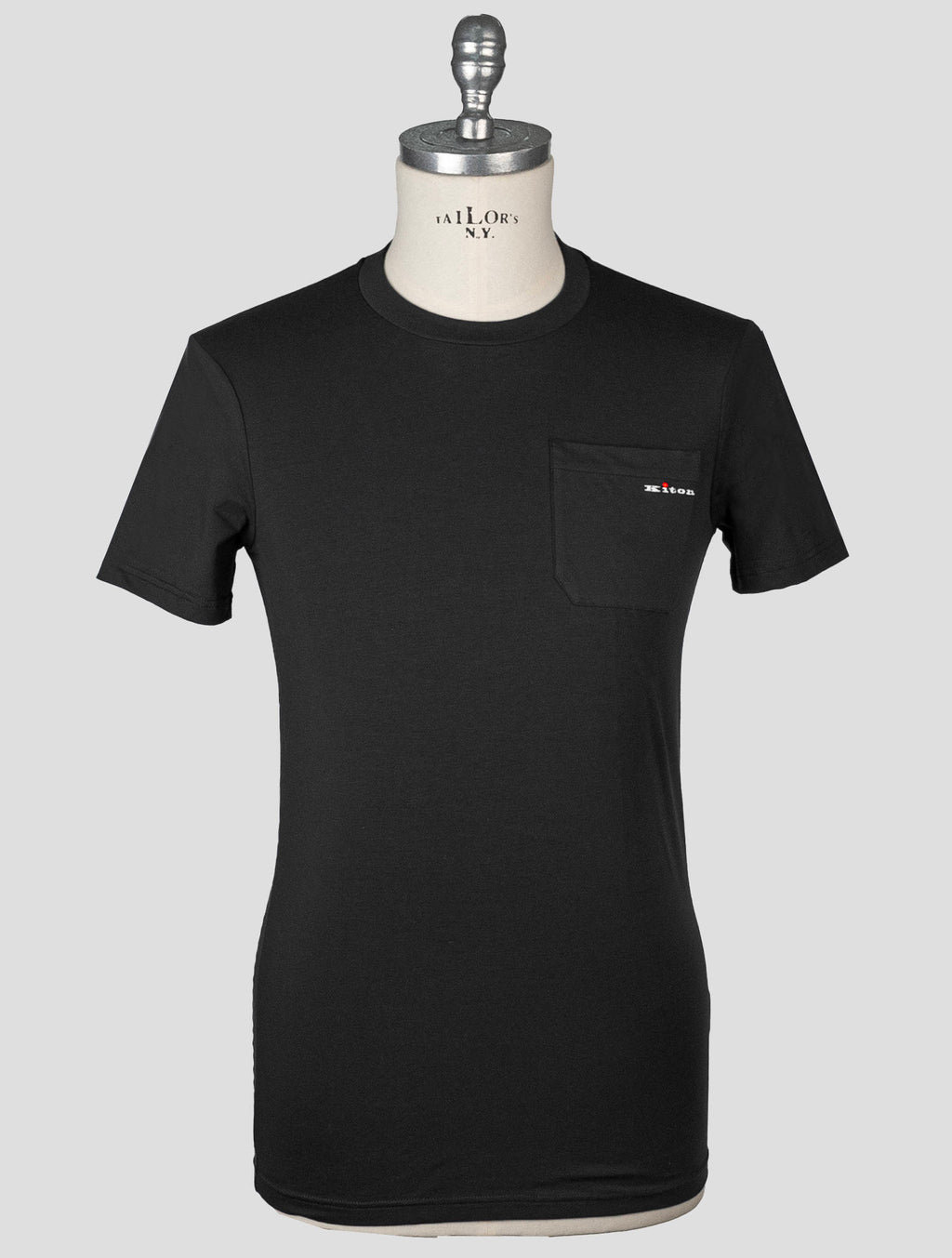 Kiton Black Cotton Ea T-Shirt Underwear Black