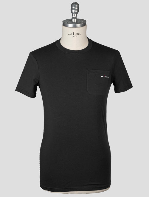 Kiton Black Cotton Ea T-Shirt Underwear Black