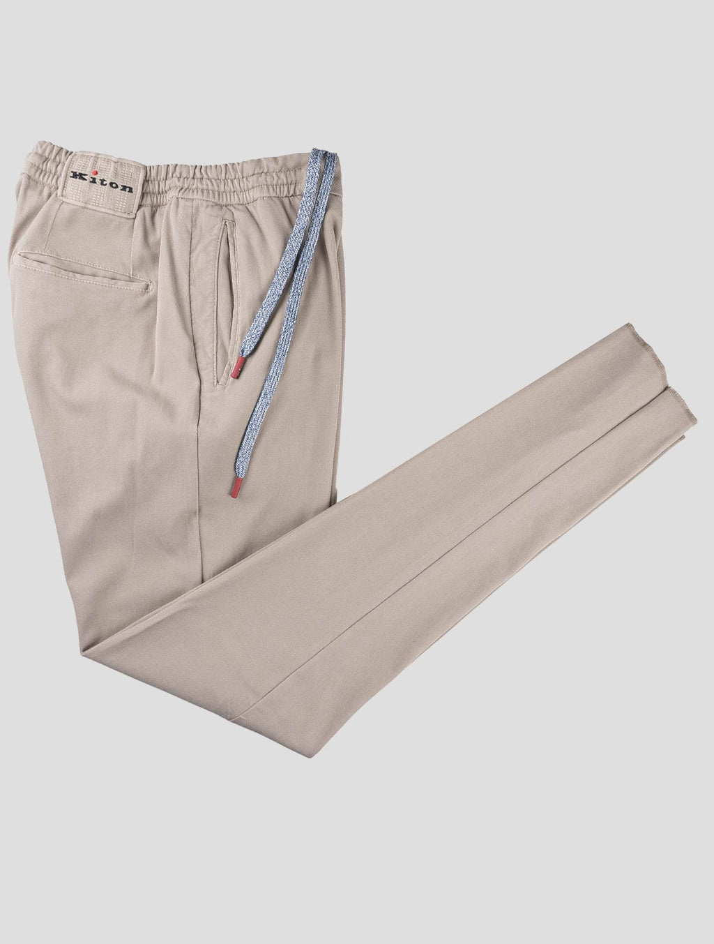 Kiton Beige Cotton Silk Cashmere Ea Pants - view 3
