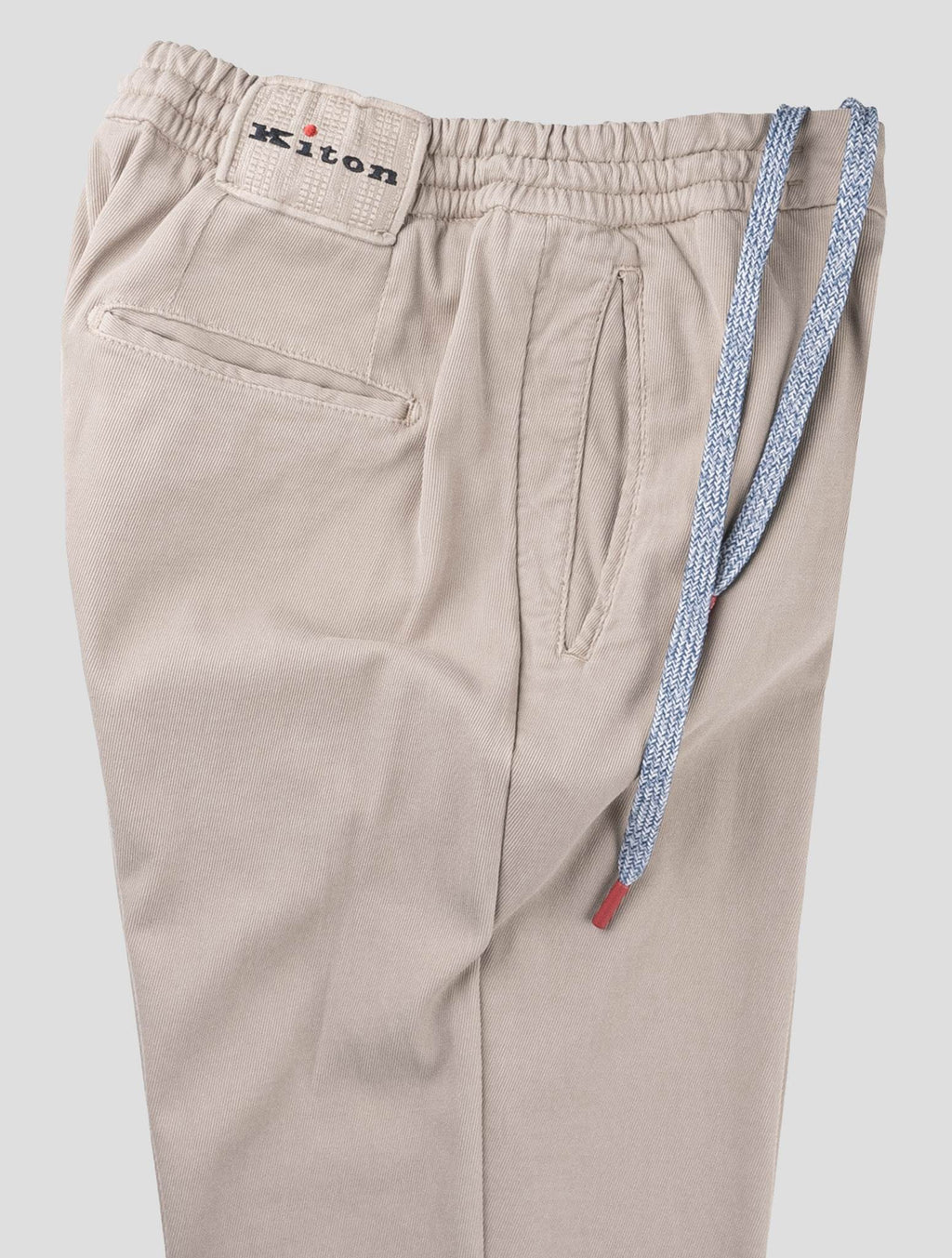 Kiton Beige Cotton Silk Cashmere Ea Pants - view 4