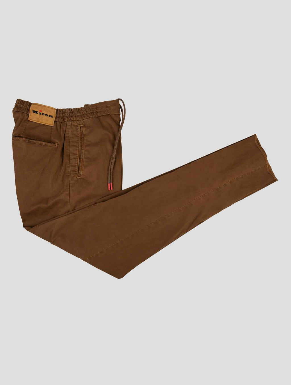 Kiton Brown Cotton Ea Pants
