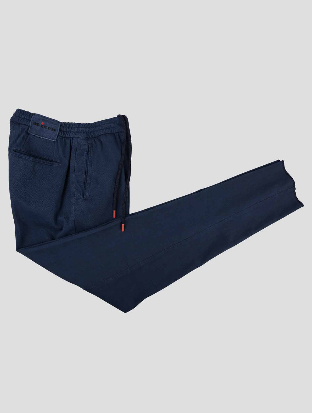 Kiton Blue Navy Cotton Cashmere Ea Pants - view 2