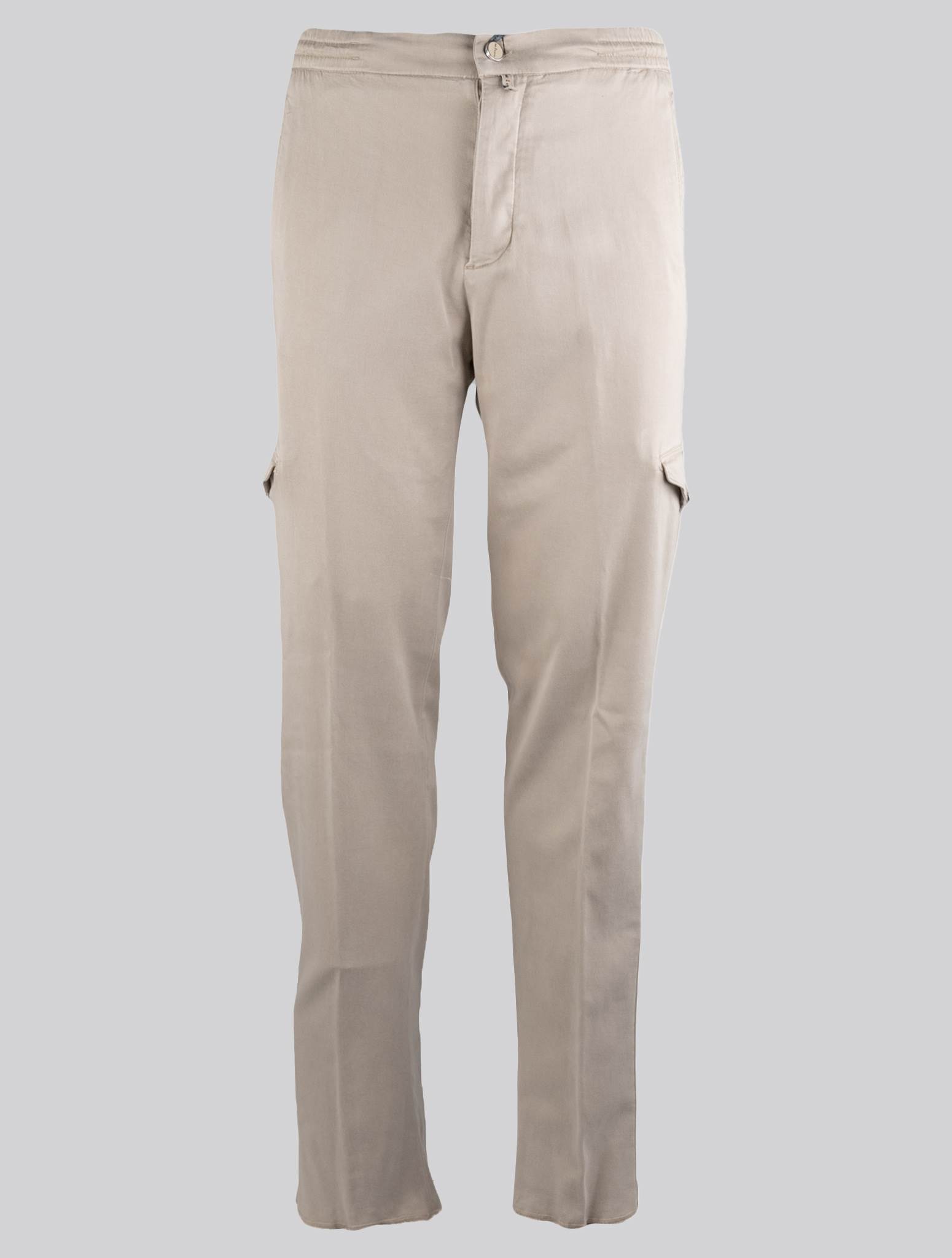 Kiton Beige Lyocell Ea Cargo Pants Style 2