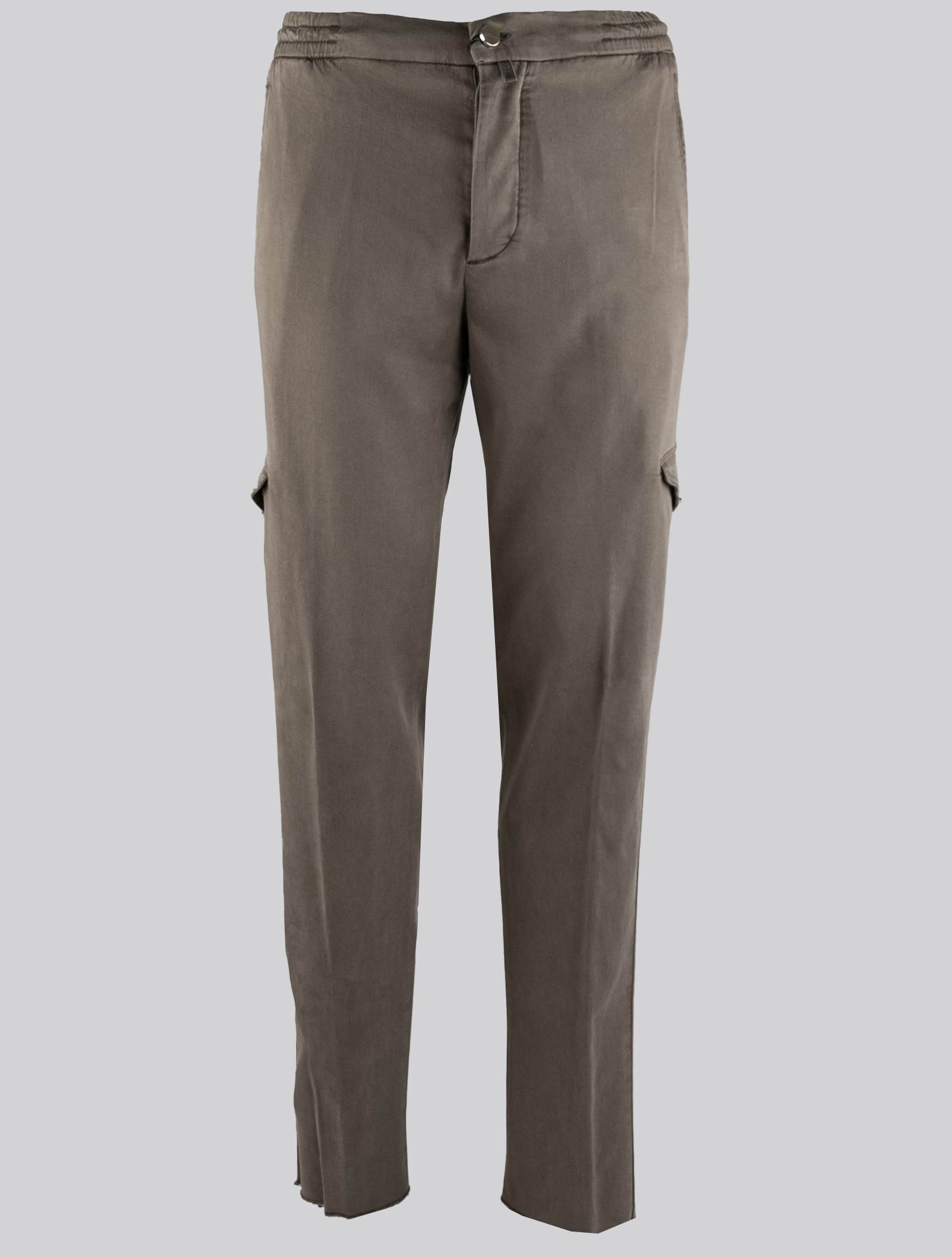 Kiton Beige Lyocell Ea Cargo Pants Style 1