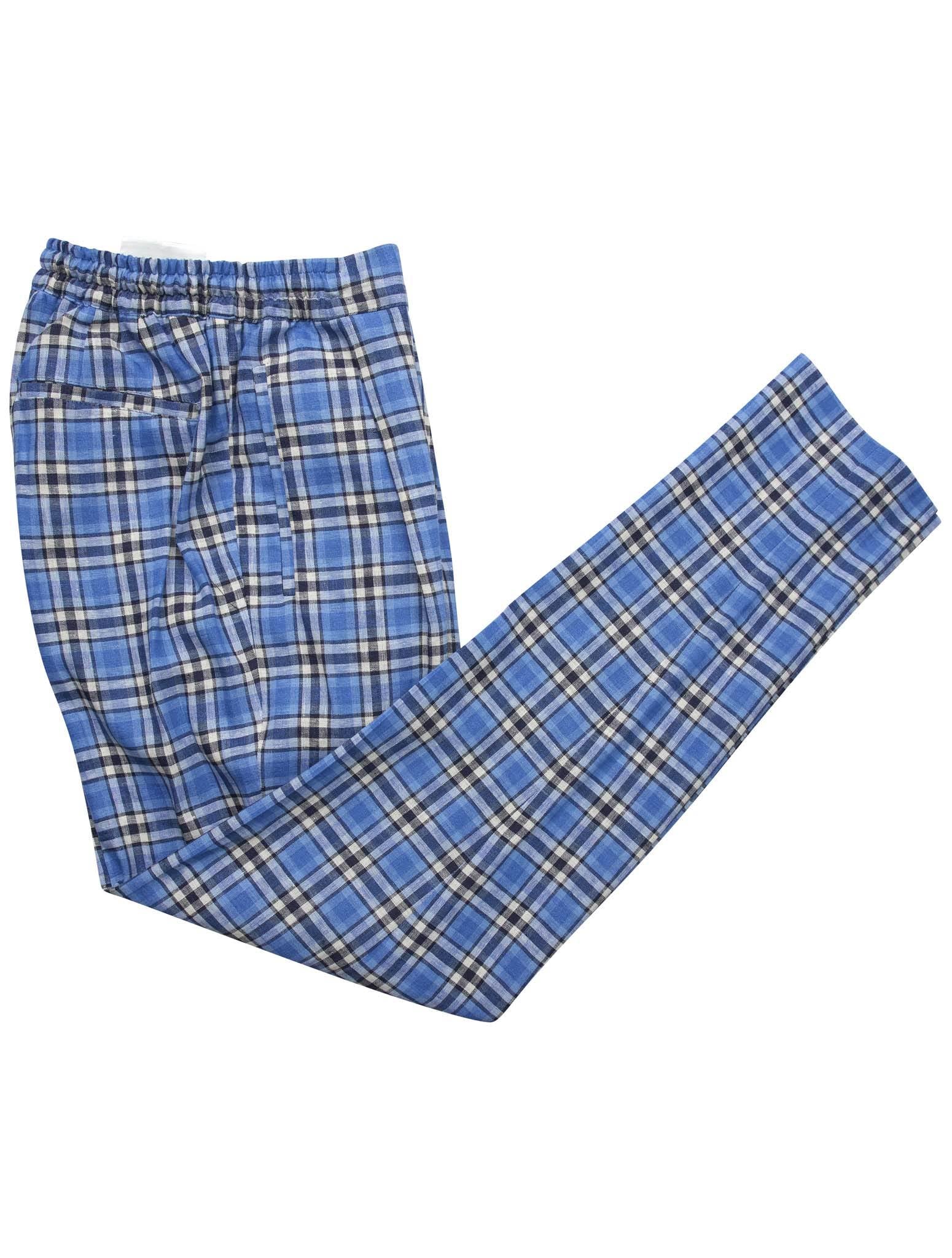 Kiton Multicolor Linen Pl Ea Pants Multicolor - view 3