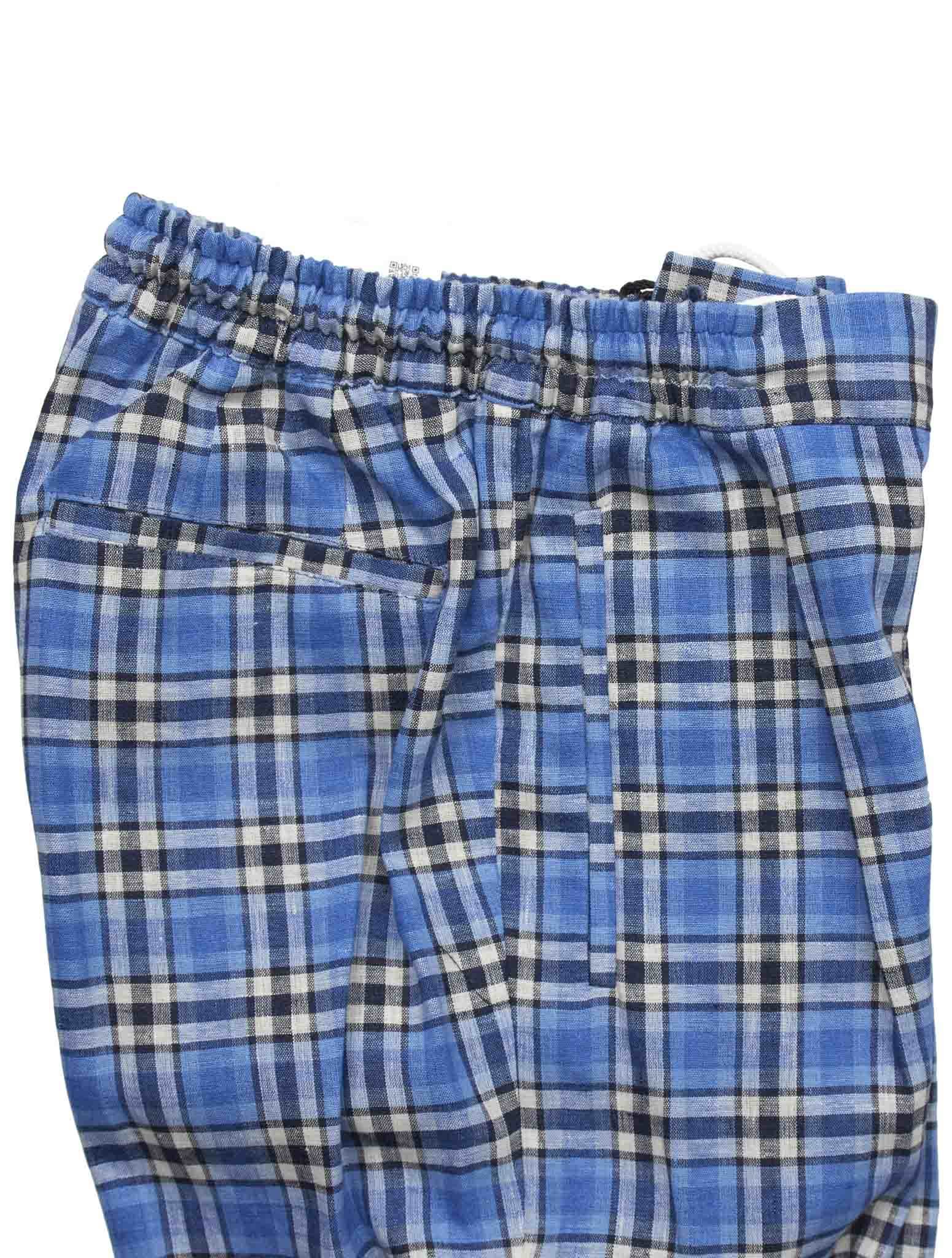 Kiton Multicolor Linen Pl Ea Pants Multicolor - view 4