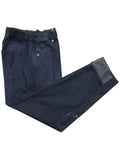 Kiton Blue Cotton Jeans