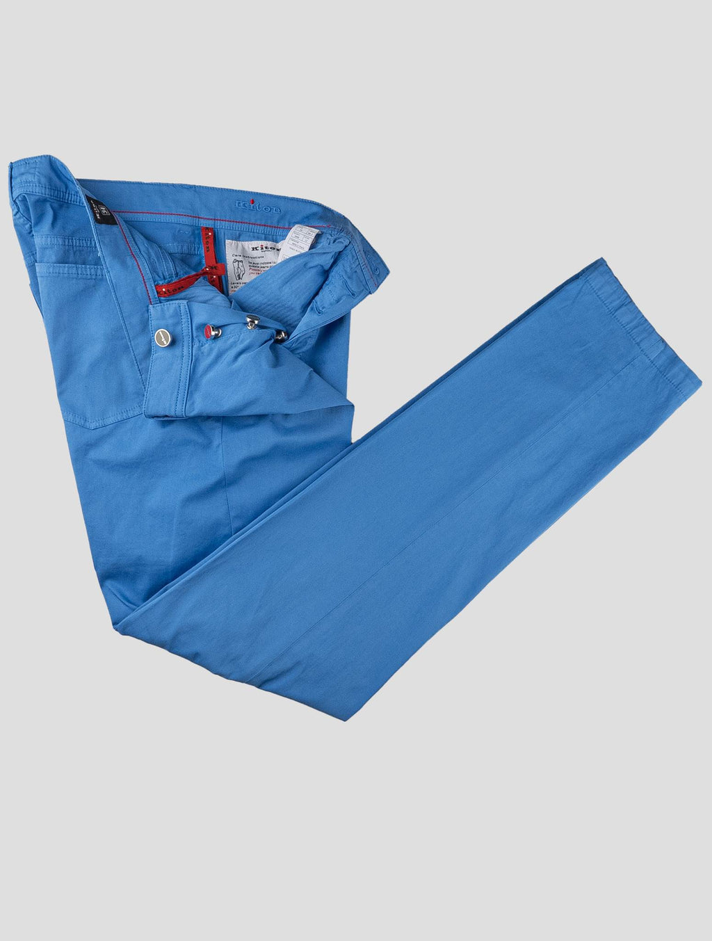 Kiton Light Blue Cotton Ea Jeans Light Blue - view 2