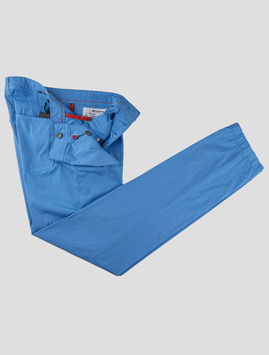 Kiton Light Blue Cotton Ea Jeans Light Blue - view 2