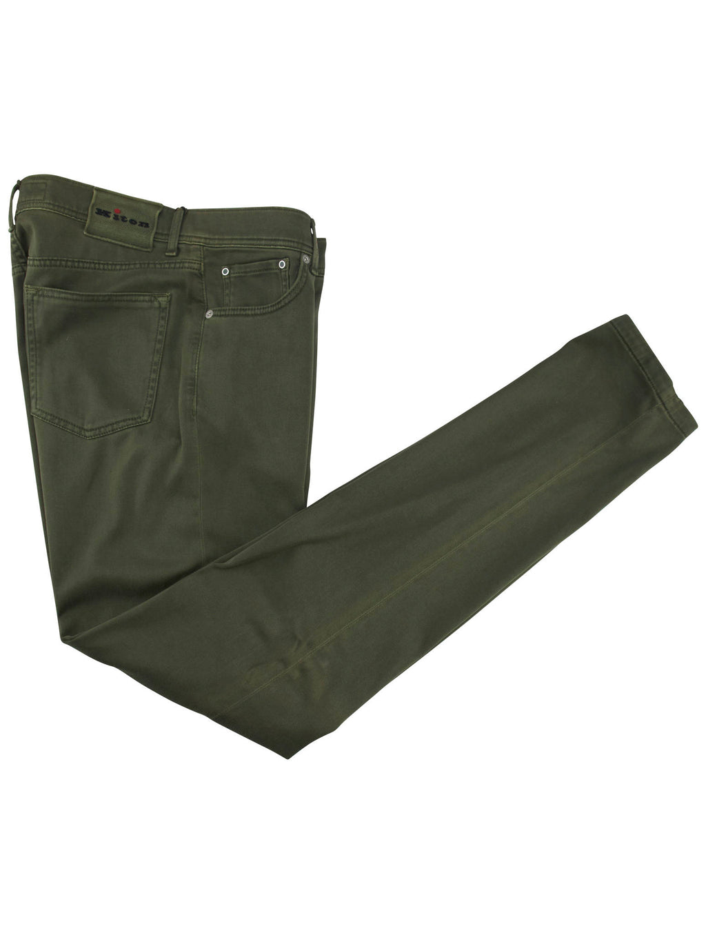 Kiton Green Cotton Ly Ea Jeans - view 4