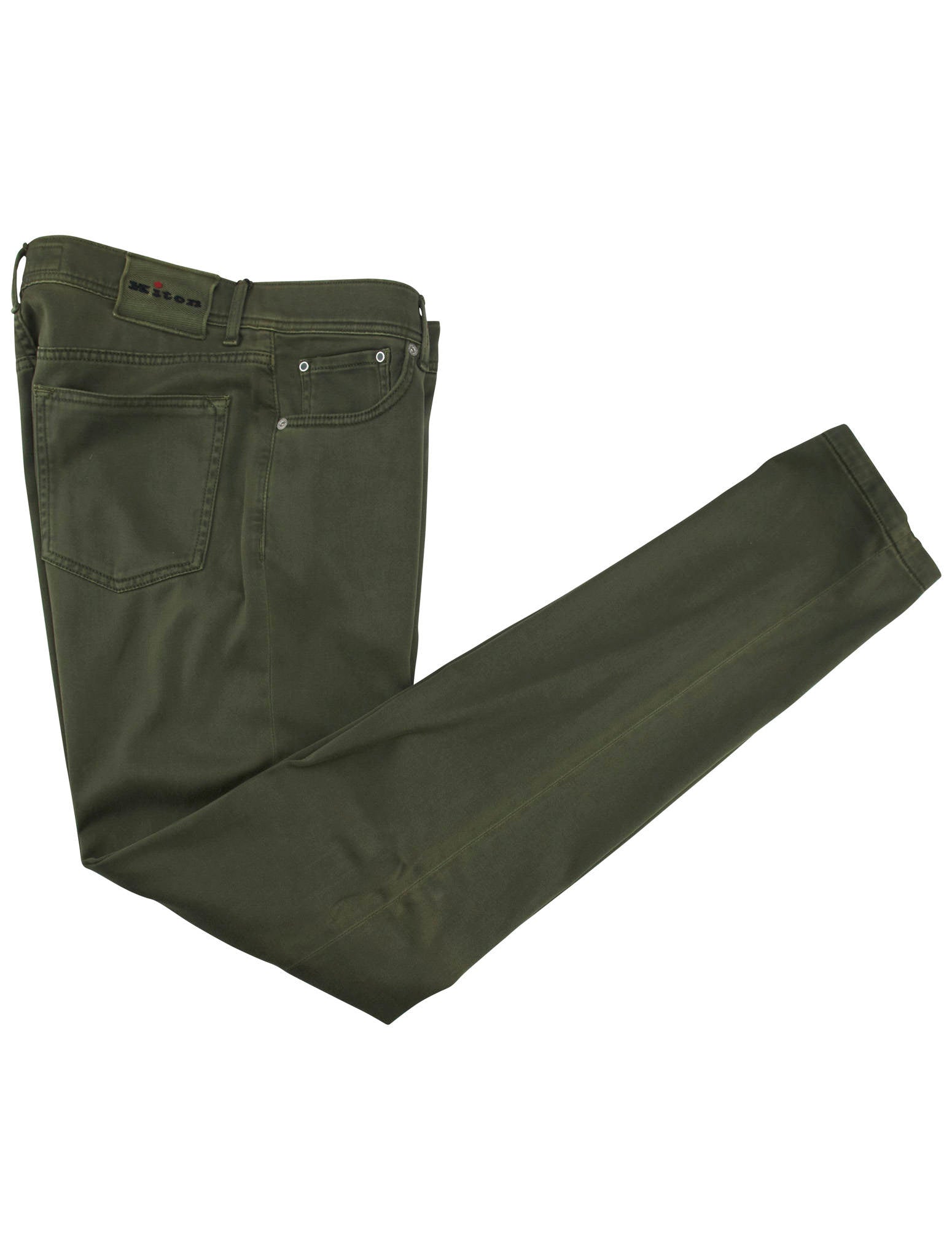 Kiton Green Cotton Ly Ea Jeans - view 4