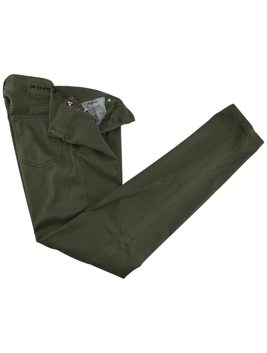 Kiton Green Cotton Ly Ea Jeans - view 2