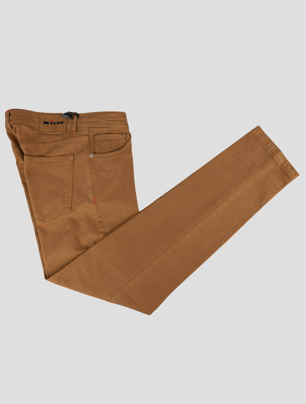 Kiton Light Brown Cotton Ea Jeans - view 4