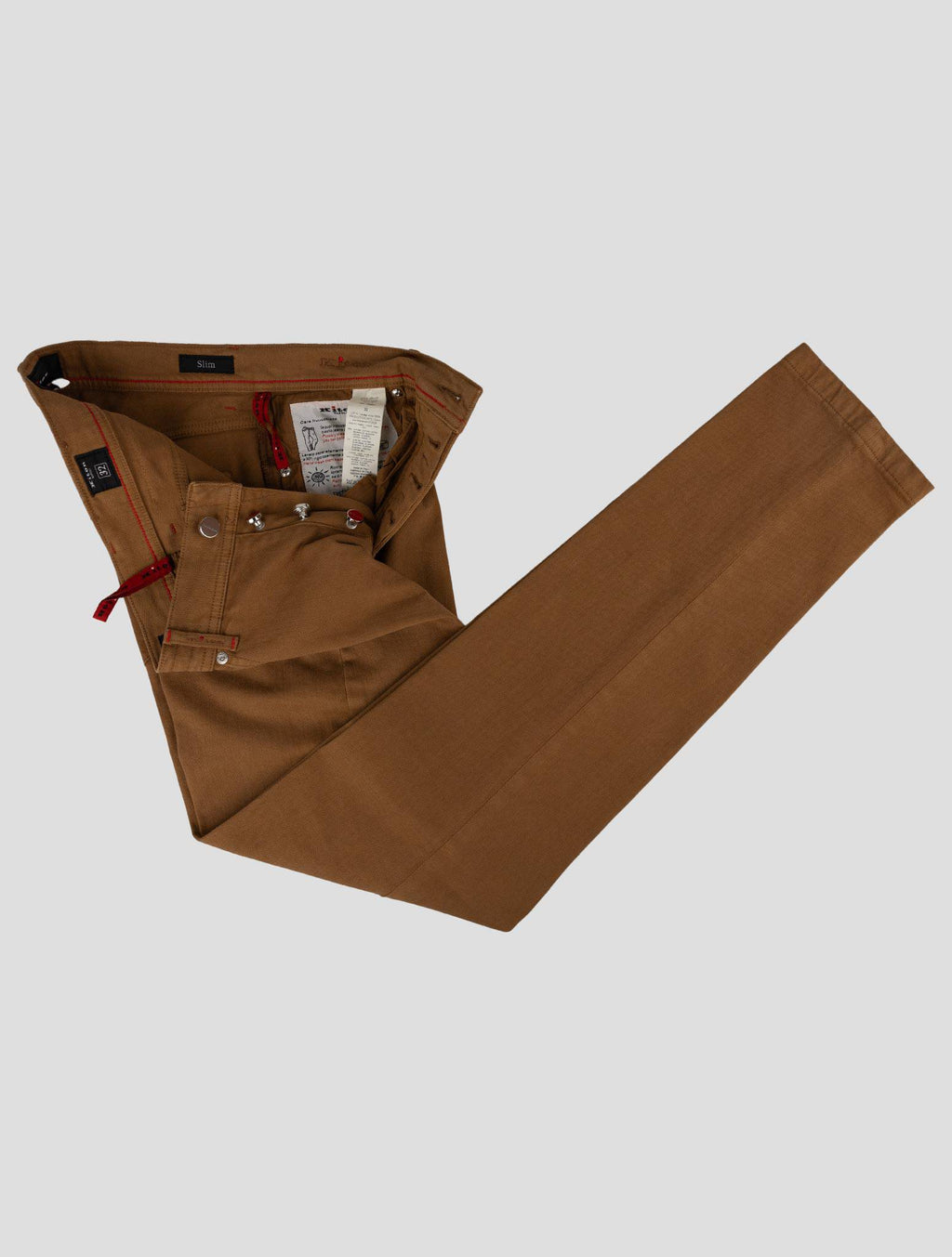 Kiton Light Brown Cotton Ea Jeans - view 2