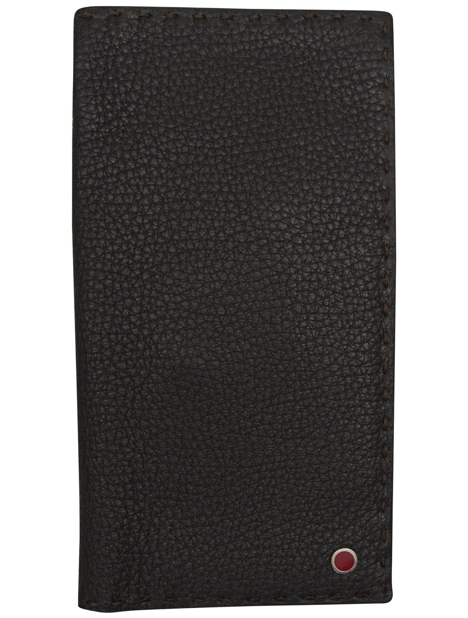 Kiton Brown Leather Document Holder