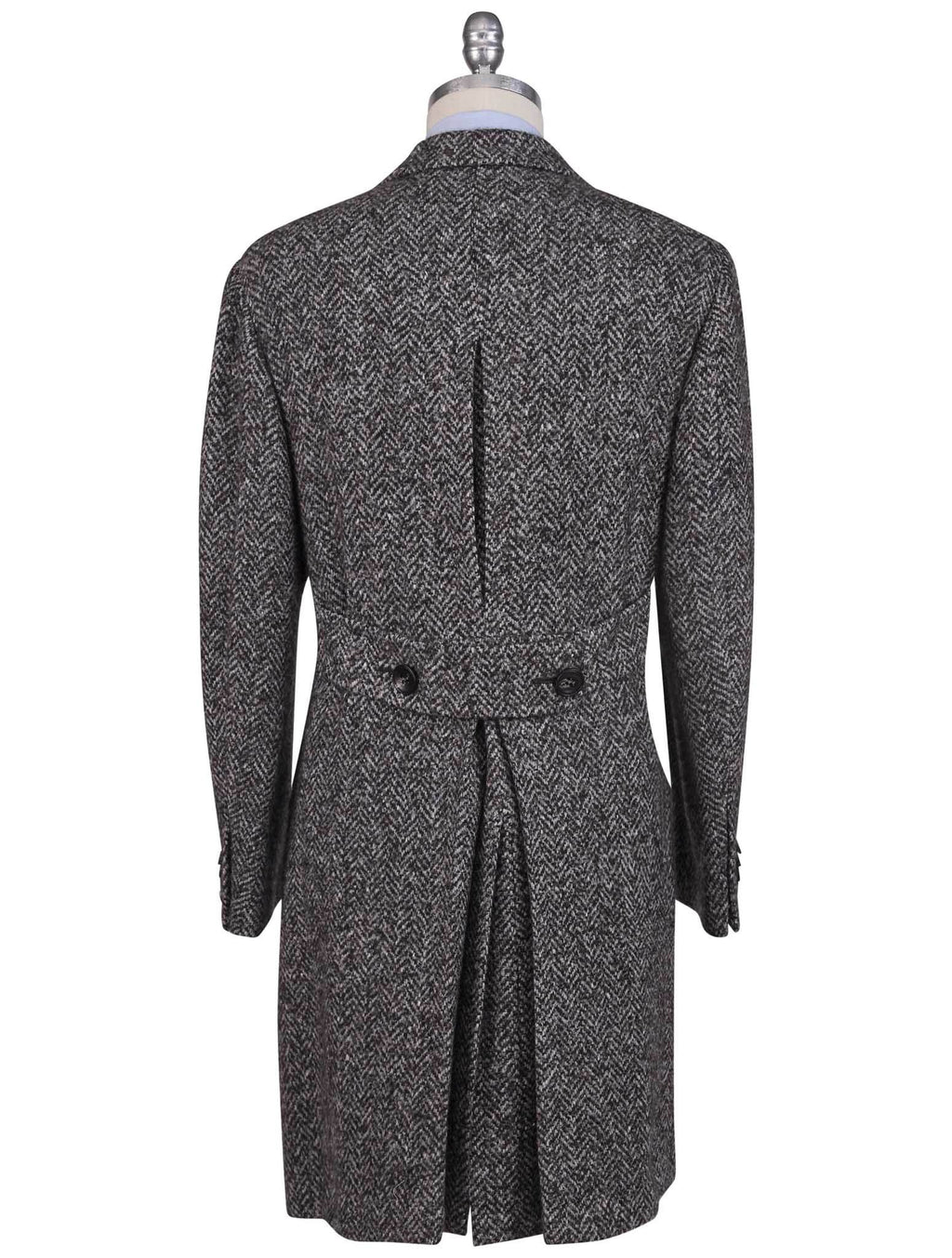 Kiton Multicolor Wool Cashmere Silk Overcoat - view 3