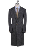 Kiton Multicolor Virgin Wool Cashmere Silk Overcoat Style 1