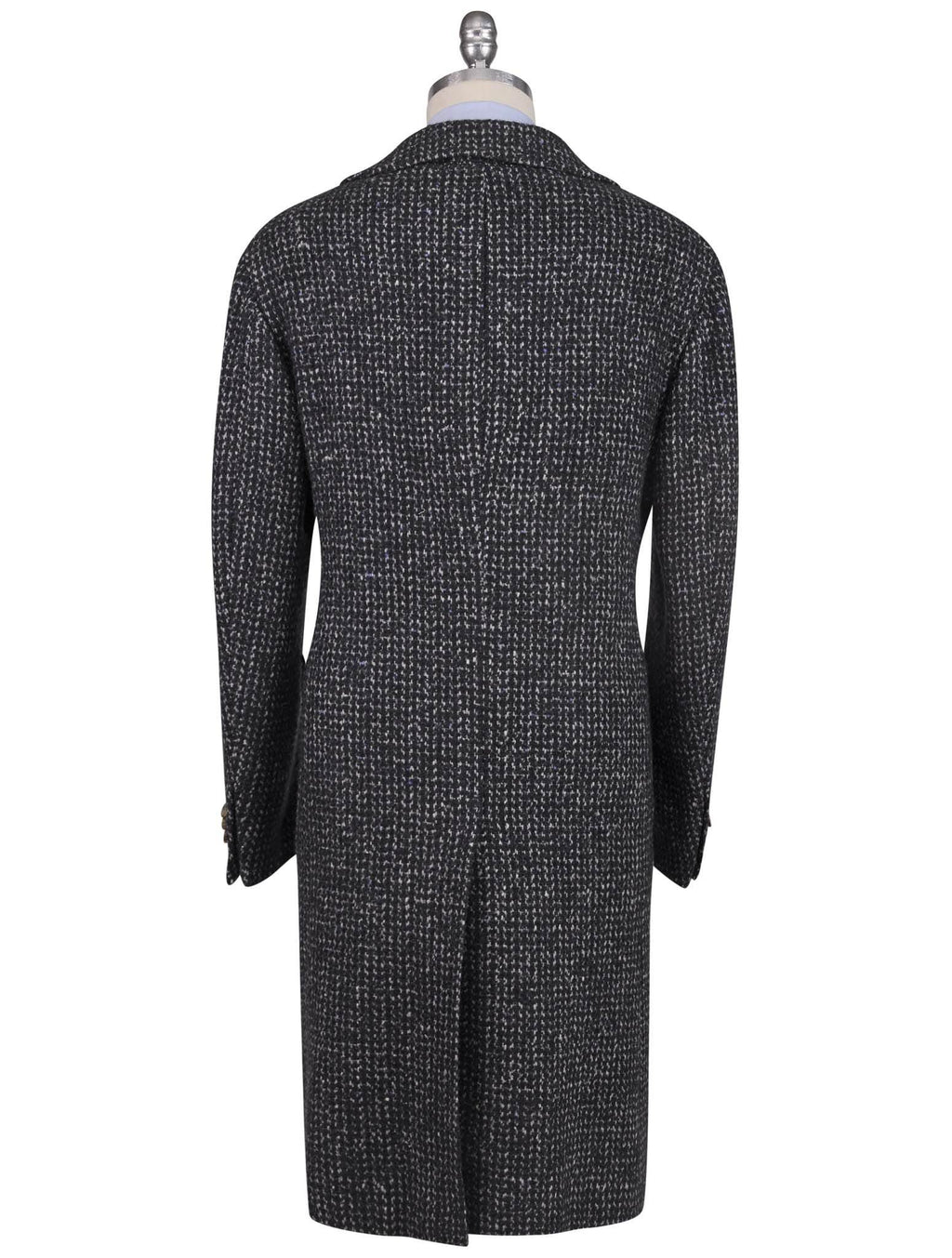 Kiton Multicolor Virgin Wool Cashmere Silk Overcoat Style 1 - view 5