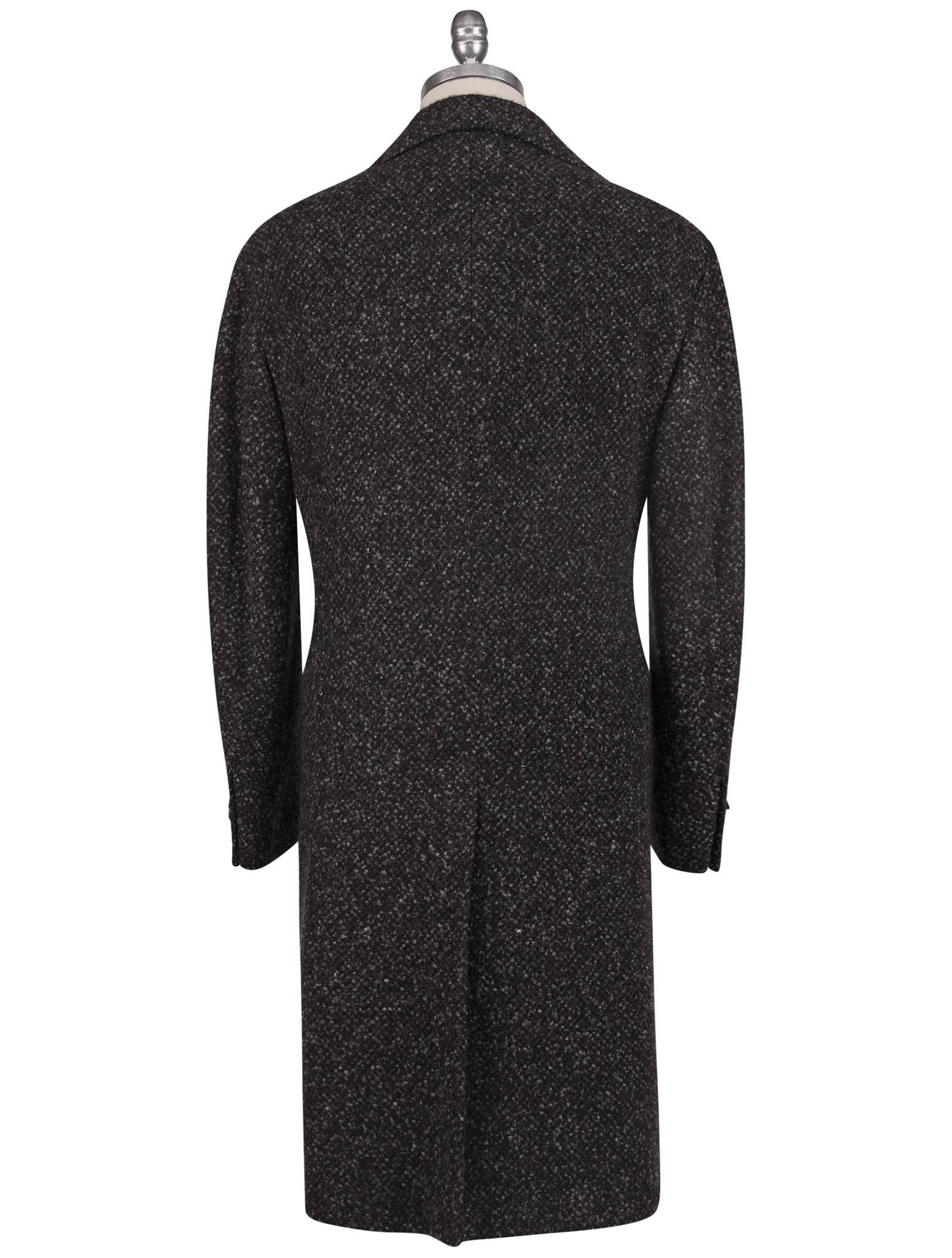 Kiton Multicolor Virgin Wool Cashmere Silk Overcoat Style 2 - view 4