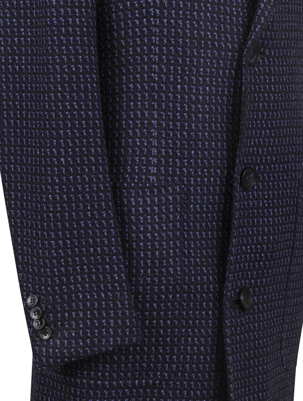Kiton Blue Cashmere Overcoat - view 3