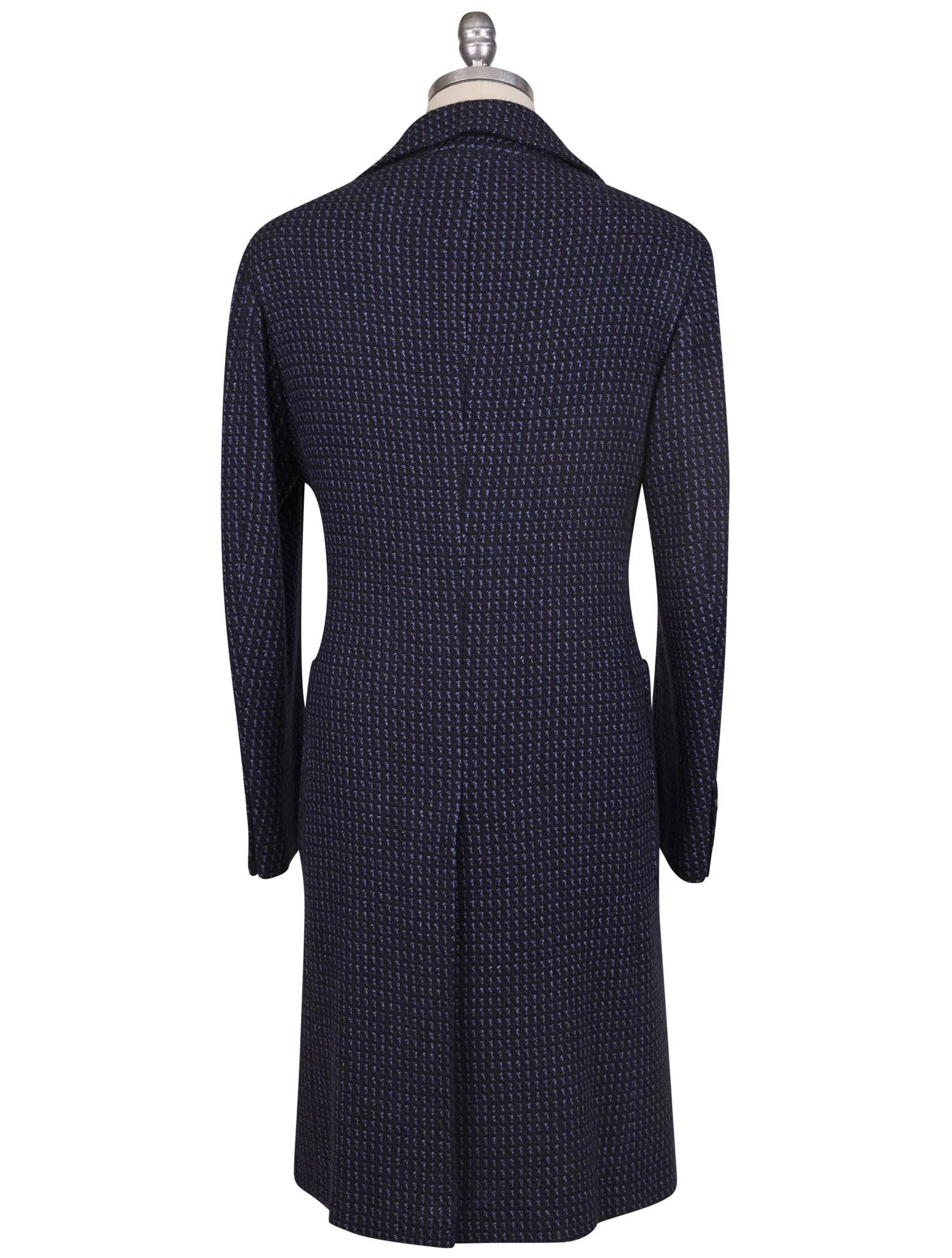 Kiton Blue Cashmere Overcoat - view 4