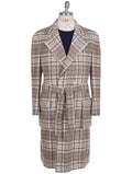 Kiton Multicolor Virgin Wool Silk Overcoat Multicolor