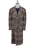 Kiton Multicolor Virgin Wool Cashmere Silk Overcoat Multicolor