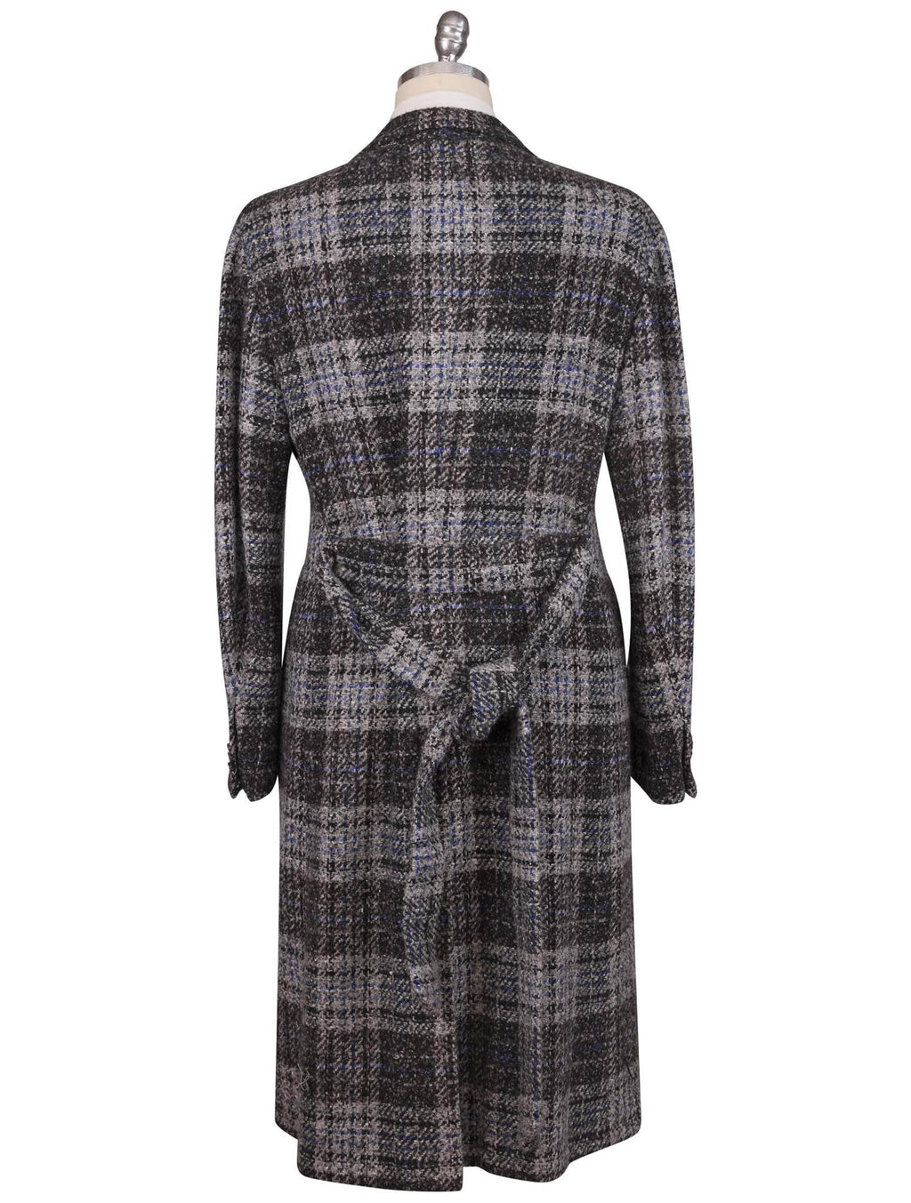 Kiton Multicolor Virgin Wool Cashmere Silk Double Breasted Overcoat - view 4