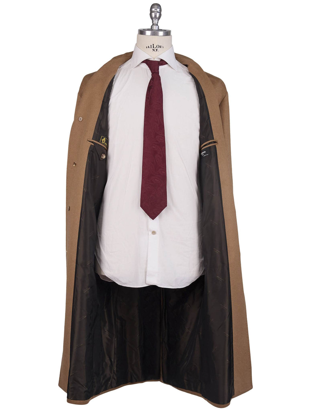 Kiton Brown Vicuna Peru Cashmere Overcoat - view 6