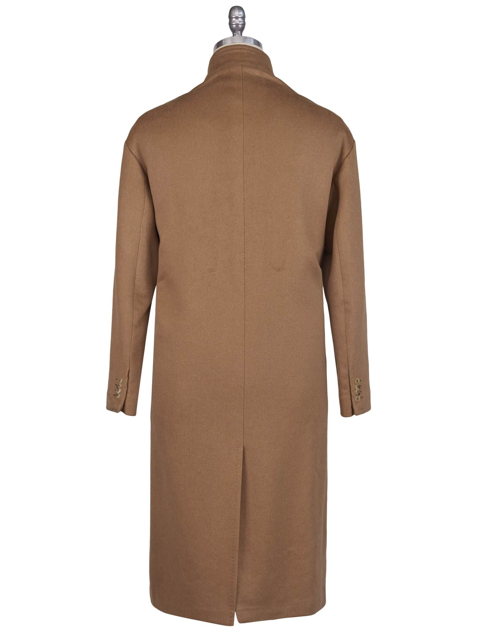 Kiton Brown Vicuna Peru Cashmere Overcoat - view 5