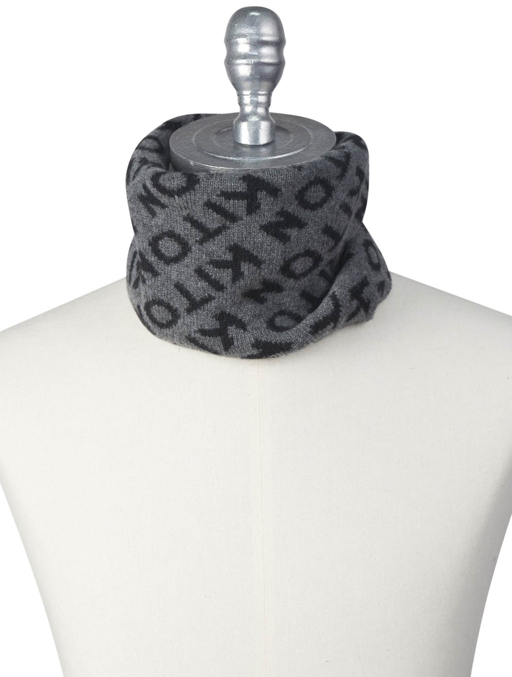 Kiton Gray Cashmere Scarf
