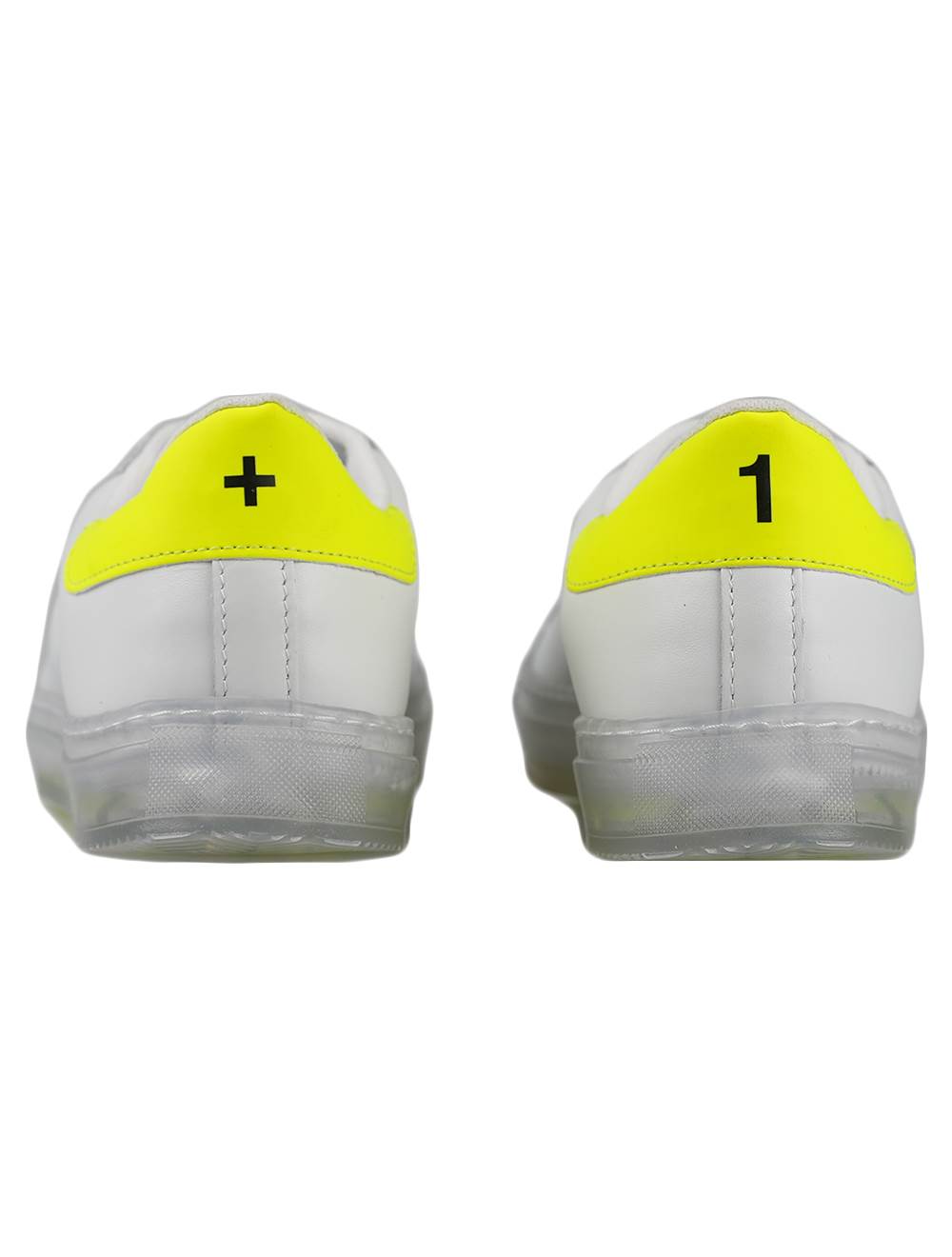 Kiton White Yellow Leather Sneakers Special Edition