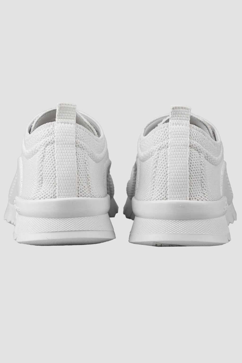 Kiton White Cotton-Elastane Sneakers KSY13