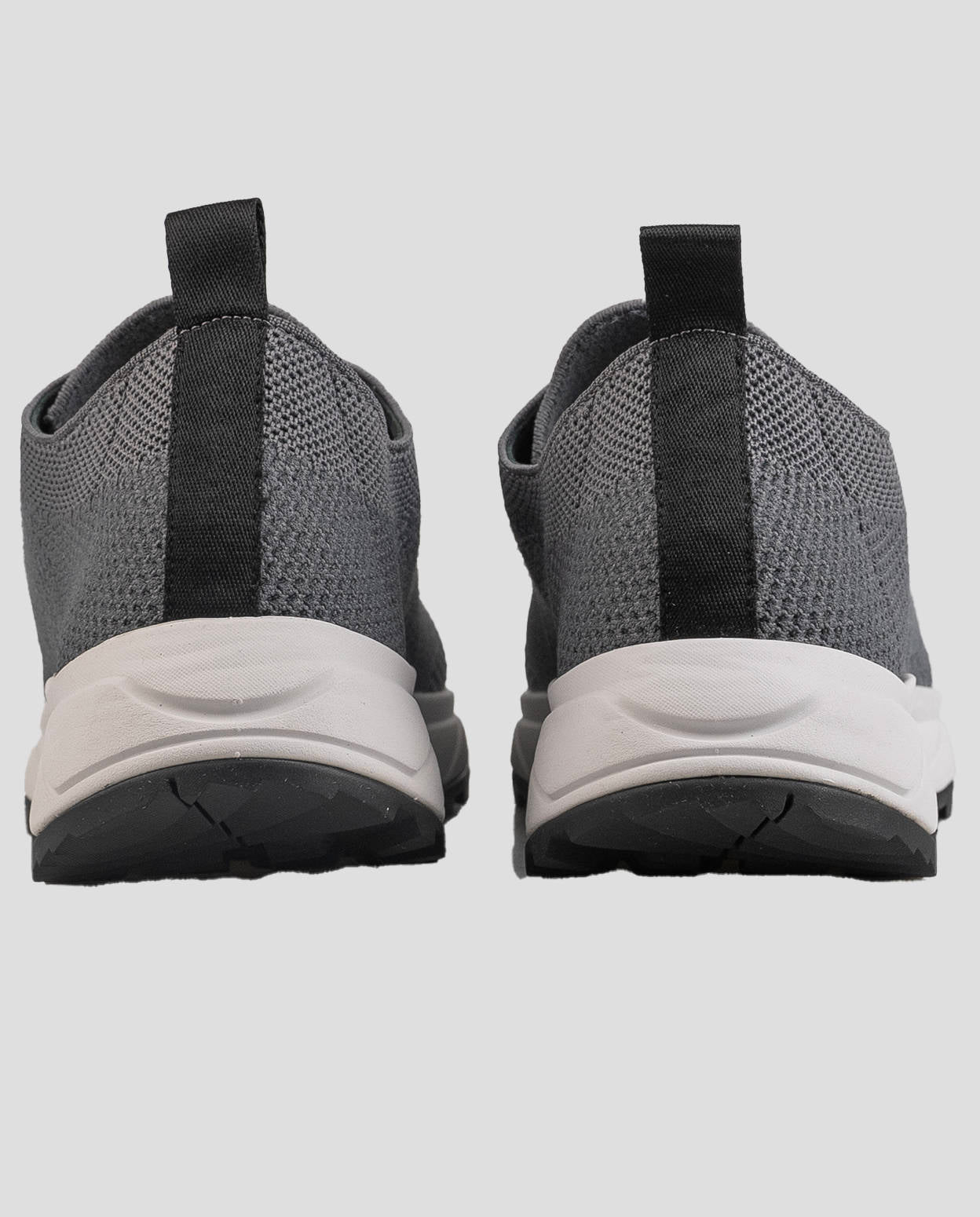 Kiton Gray Polyester-Wool Sneakers