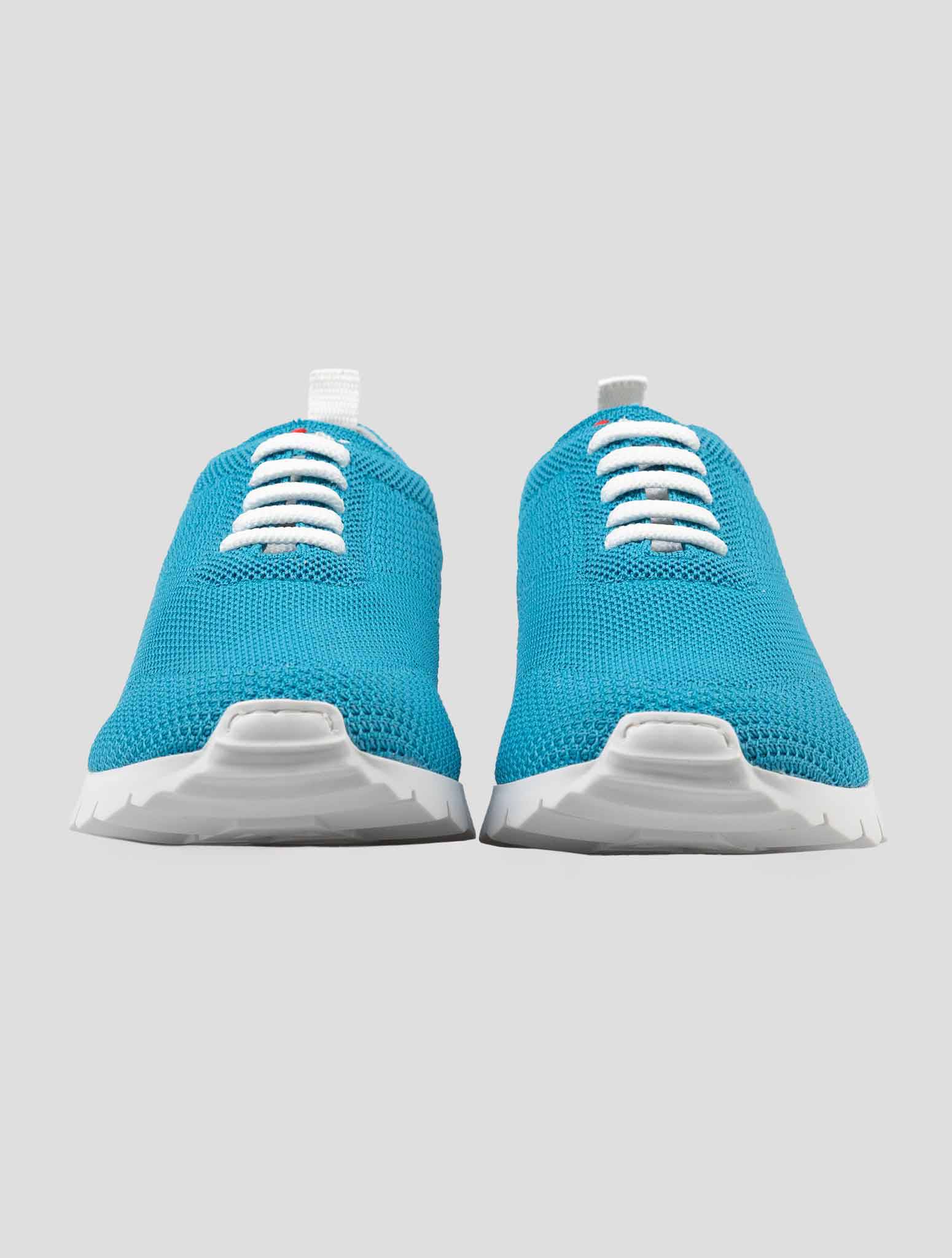 Kiton Blue Cotton-Elastane Sneakers FITSN