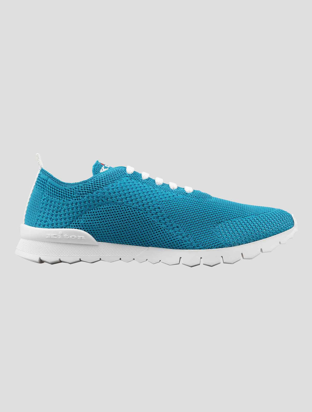 Kiton Blue Cotton-Elastane Sneakers FITSN