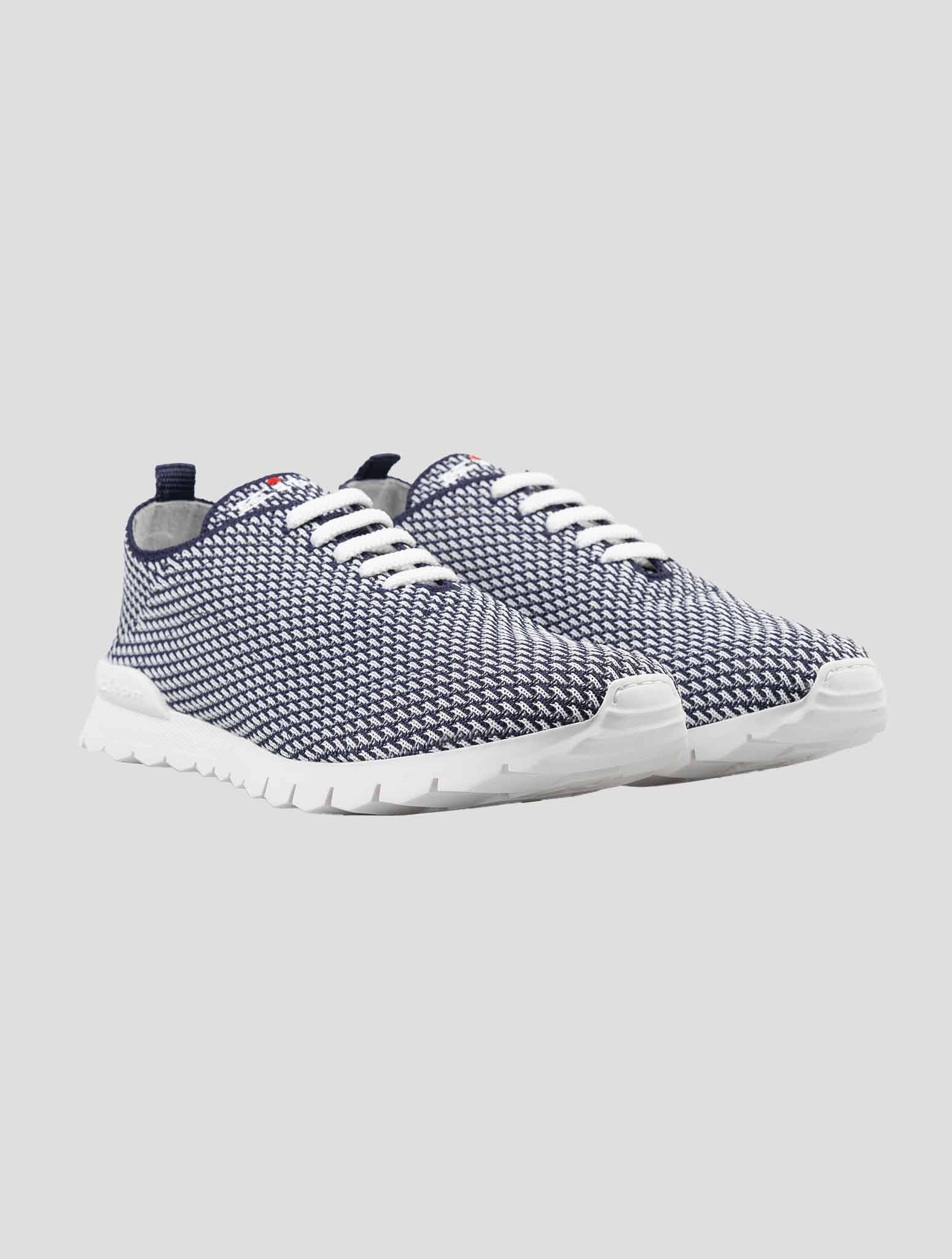 Kiton Blue Navy White Pl Pa Sneakers