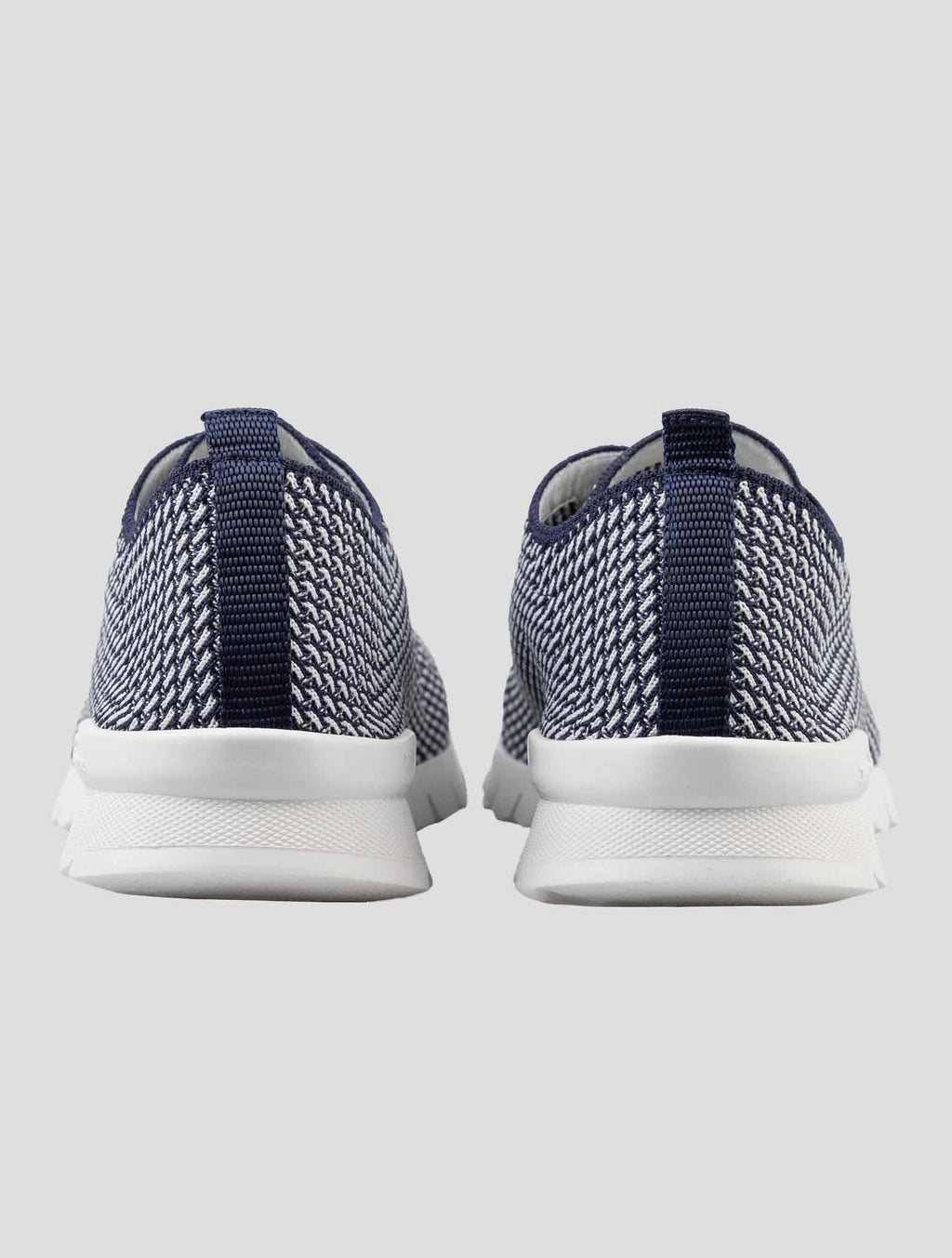 Kiton Blue Navy White Pl Pa Sneakers