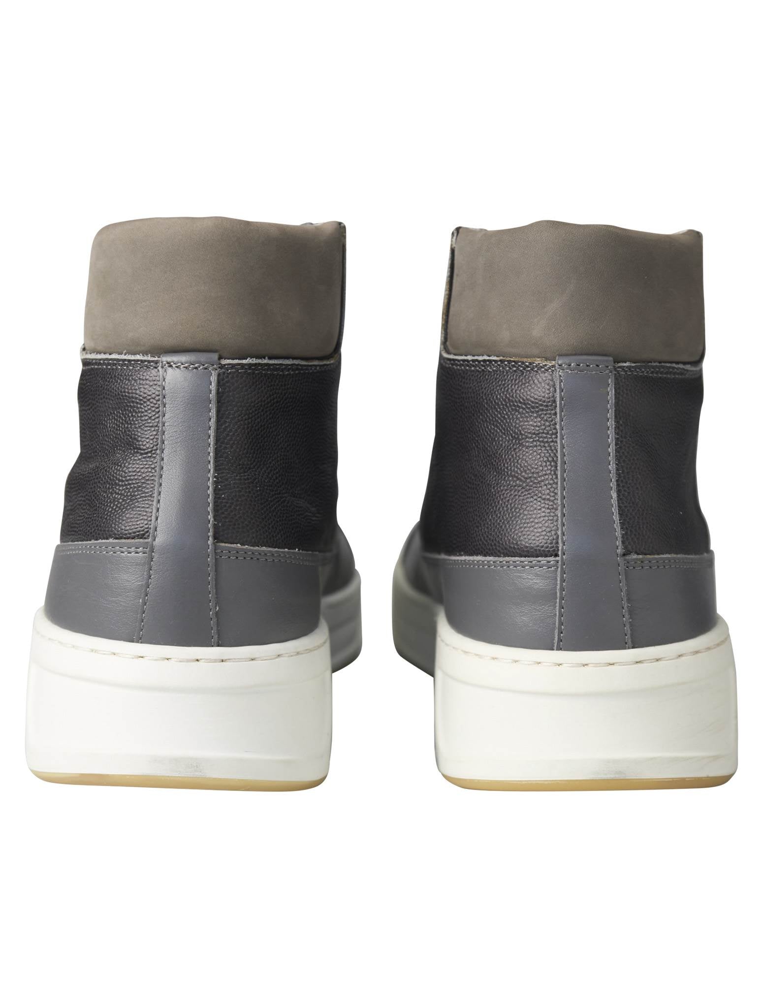 Kiton Gray Leather Boots Shoes