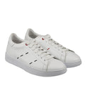 Kiton White Calfskin Sneakers N001X