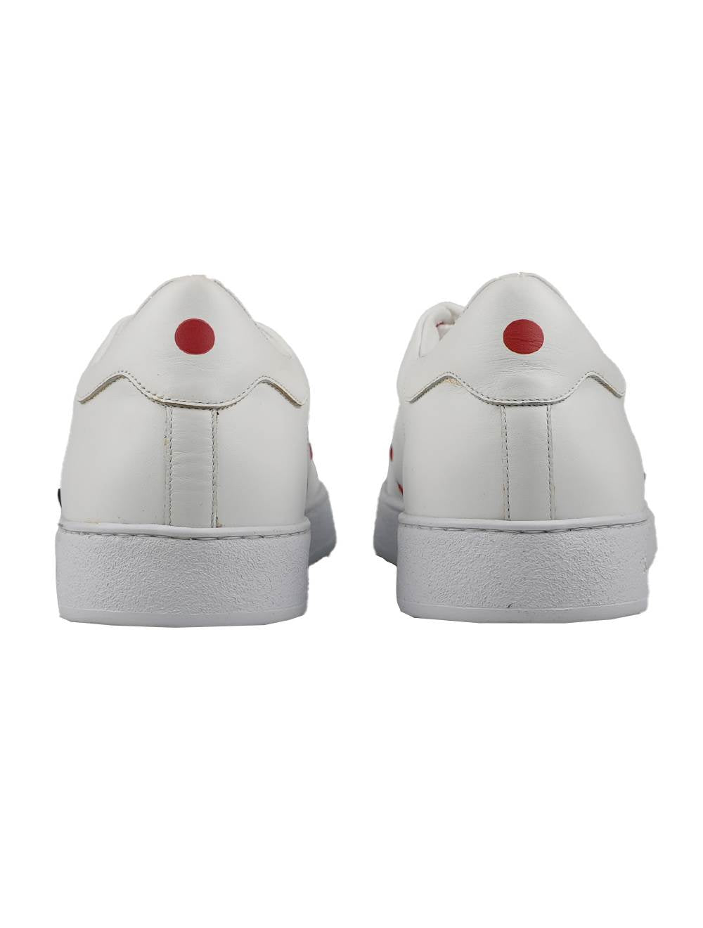 Kiton White Calfskin Sneakers N001X